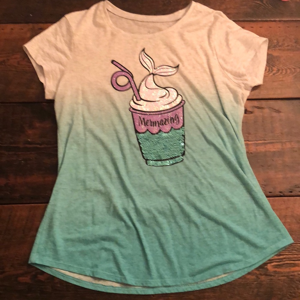 Justice mermazing top